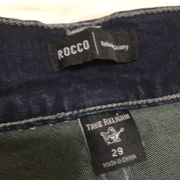 True Religion Rocco Relaxed Skinny Jeans Sz 29 - Picture 7 of 13